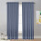 Polyester Sheer Curtains Rod-Pocket Semi-Sheer 213x132cm 5