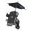 Motorcycle Phone Holder Handlebar Mount Black 2