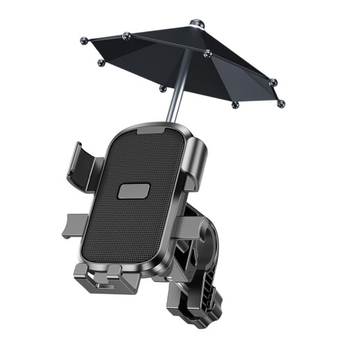 Motorcycle Phone Holder Handlebar Mount Black 1