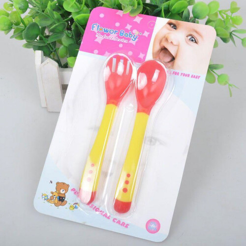 Baby Temperature-Sensing Spoons 2 Pieces 2