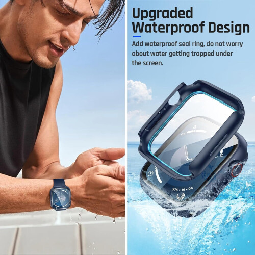 Waterproof Case for Apple Watch SE 2nd Gen Series 6/5/4 2