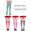 Women's Stripe Knee Socks with Strawberry Bow Pattern, Soft 2