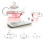 NICEXMAS Heat Resistant Teaware Set 6 Pieces 3