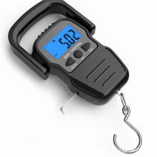 Digital Fish Scale Backlit LCD 110 lb 50 kg Portable