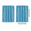 Thermal Blackout Curtains for Small Windows Blue 29.9x36 7