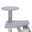 Grey Cat Tree for Indoor Cats - 125cm Scratching Post 8
