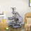 Grey Cat Tree for Indoor Cats - 125cm Scratching Post 2
