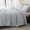 Silver Grey Boho Comforter Set Full Size 3-Piece 3