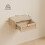 Floating Bedside Tables Set of 2, Oak Effect 3