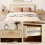 Floating Bedside Tables Set of 2, Oak Effect 7