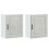 VidaXL vidaXL Kitchen Wall Cabinets 2 pcs Kalmar Concrete Grey Engineered Wood 5
