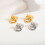 Earring Clip Backs Secure 8-Shape for Heavy Hoops Gold 5