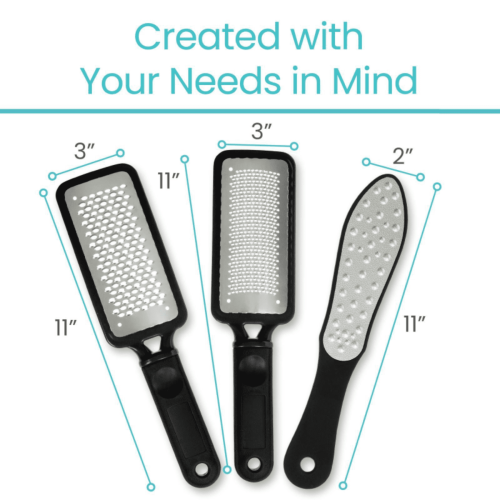 Foot Rasp File Metal Pedicure Tool 3 Pack 1