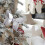 Glittered Butterfly Christmas Ornament Silver White 3D 6