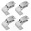 Heavy Duty Rug Clips Silver 4 Pack 7.5x4.8x3.8 cm 2