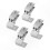 Heavy Duty Rug Clips Silver 4 Pack 7.5x4.8x3.8 cm 3