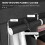 Fabric Wardrobe, with Rails and Shelves - Black 5