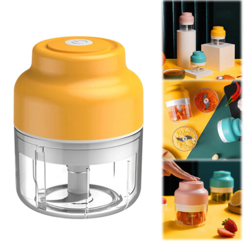 Electric Garlic Chopper Rechargeable Portable 1pc 1