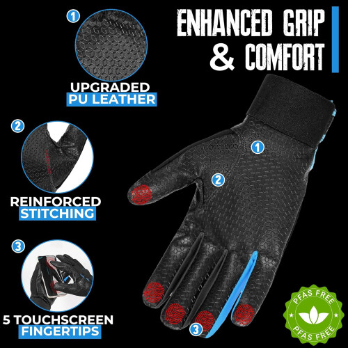 Thermal Winter Work Gloves Heavy Duty Waterproof Insulated 2