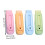 White Retractable Pencil Erasers Set 5 pcs 4 colors 3