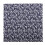 Cotton Fabric DIY Set Dark Blue 7 Pieces 25x25cm 5