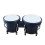 Bongo Drum Set African Hand Drum Tunable Educational 2
