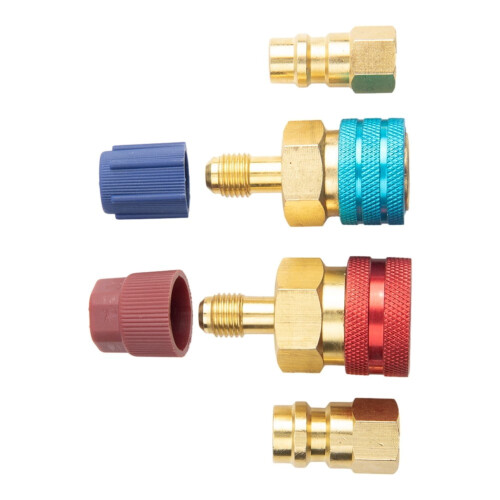 R1234yf to R134a quick coupler adapter kit 1