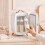 Homcom HOMCOM Skincare Refrigerator with LED Mirror, Cooling Function, White 6