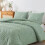 Sage Green Boho Comforter Set Queen 3-Piece Microfiber 7