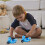 Pull Back Motorcycle Toy for Kids 3+, Friction-Powered with 6