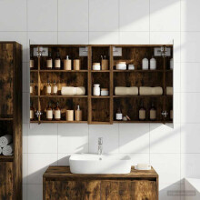vidaXL Badezimmerschrank-Set 3 stk. 120 x 14,5 x 70 cm Holzwerkstoff