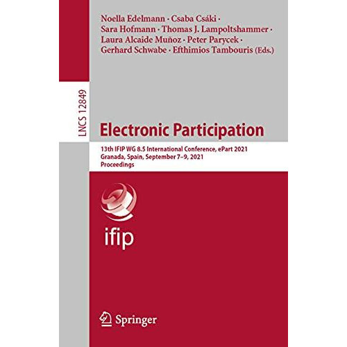 Electronic Participation 13th IFIP WG 8.5 International Conference ePa