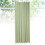 Blackout Curtains Light Green Rectangular Textured Thermal 8