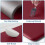 Red Cushioned Kitchen Mats Anti-Fatigue Non-Skid 2 pcs 3