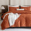 Burnt Orange Boho Terracotta Comforter Set 3-Pc 2