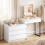 Homcom HOMCOM Vanity Makeup Desk LED Mirror Bedroom White 7