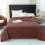 Fleece Throw Blanket Brown 59x78 Inches 5