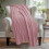 Pink Raschel Blanket Soft Thick Double Layer 40x60 Inches 2
