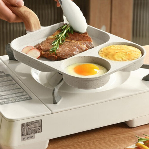 Split Skillet Tri-Ply Non-Stick Griddle Pan 2