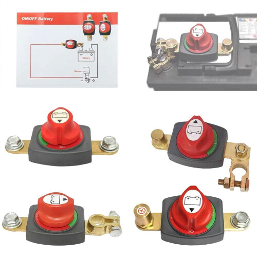 Battery Disconnect Isolator Negative Cut-off Rotary Switch 2
