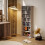 360 CD Storage Unit - Natural Wood Finish 8