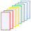 Writable Magnetic Labels Blue Rectangular 8 pcs 5