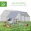 Walk in Chicken Coop with Roof 6