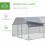 Walk in Chicken Coop with Roof 7