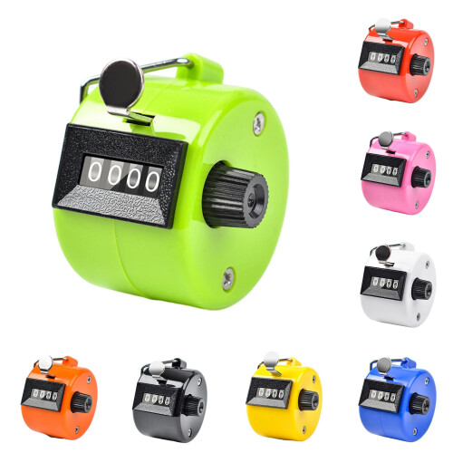 Handheld Tally Counter 4-Digit Mechanical Clicker 2