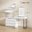 Homcom HOMCOM Vanity Makeup Desk LED Mirror Bedroom White 2