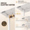 Homcom (White) HOMCOM Standing Desk Memory Control Adjustable 9