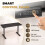 Homcom (Black) HOMCOM Standing Desk Memory Control Adjustable 5