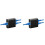 2X Rj45 Splitter 1 to 2 Gigabit Ethernet Adapter Internet Network Cable Extender for Laptop PC Keyboard Mouse Printer 1