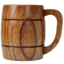 400 Ml Klasyczny Drewniany Kubek z Naturalnego Drewna Drewniane Kufle do Piwa do Picia na Imprezę Nowość Prezenty Ekologiczne